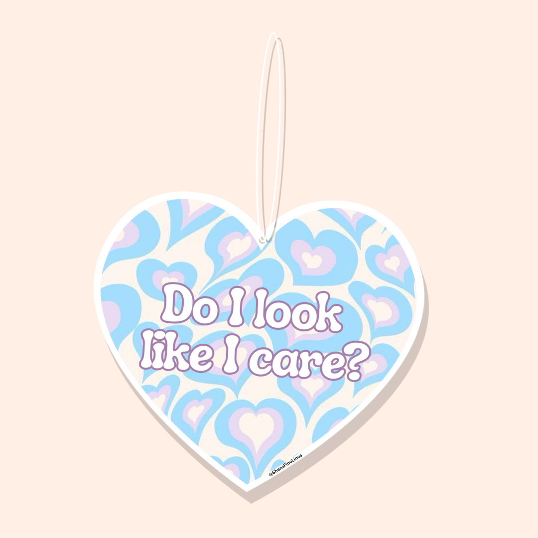 Do I Look Like I Care? Car Freshiee