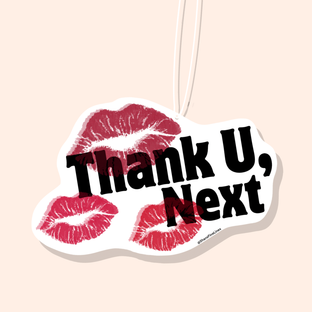 Thank U Next Ariana Inspired Car Freshiee