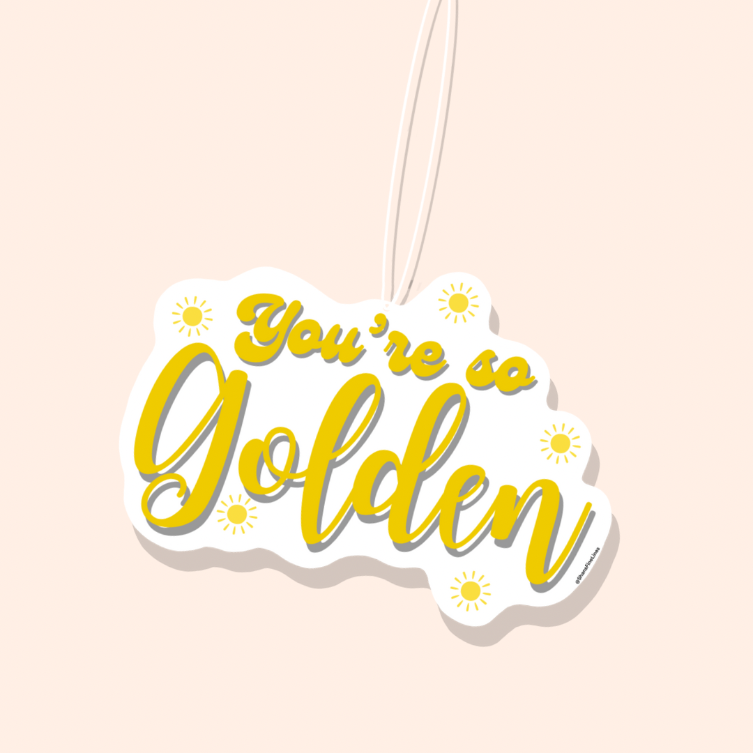 You're So Golden Car Freshiee