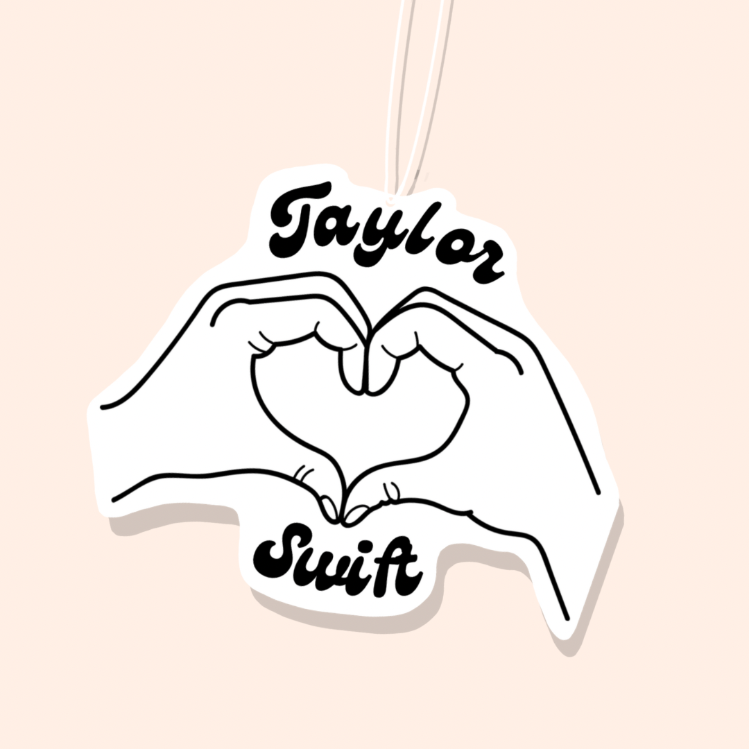 Taylor Heart Hands Car Freshiee