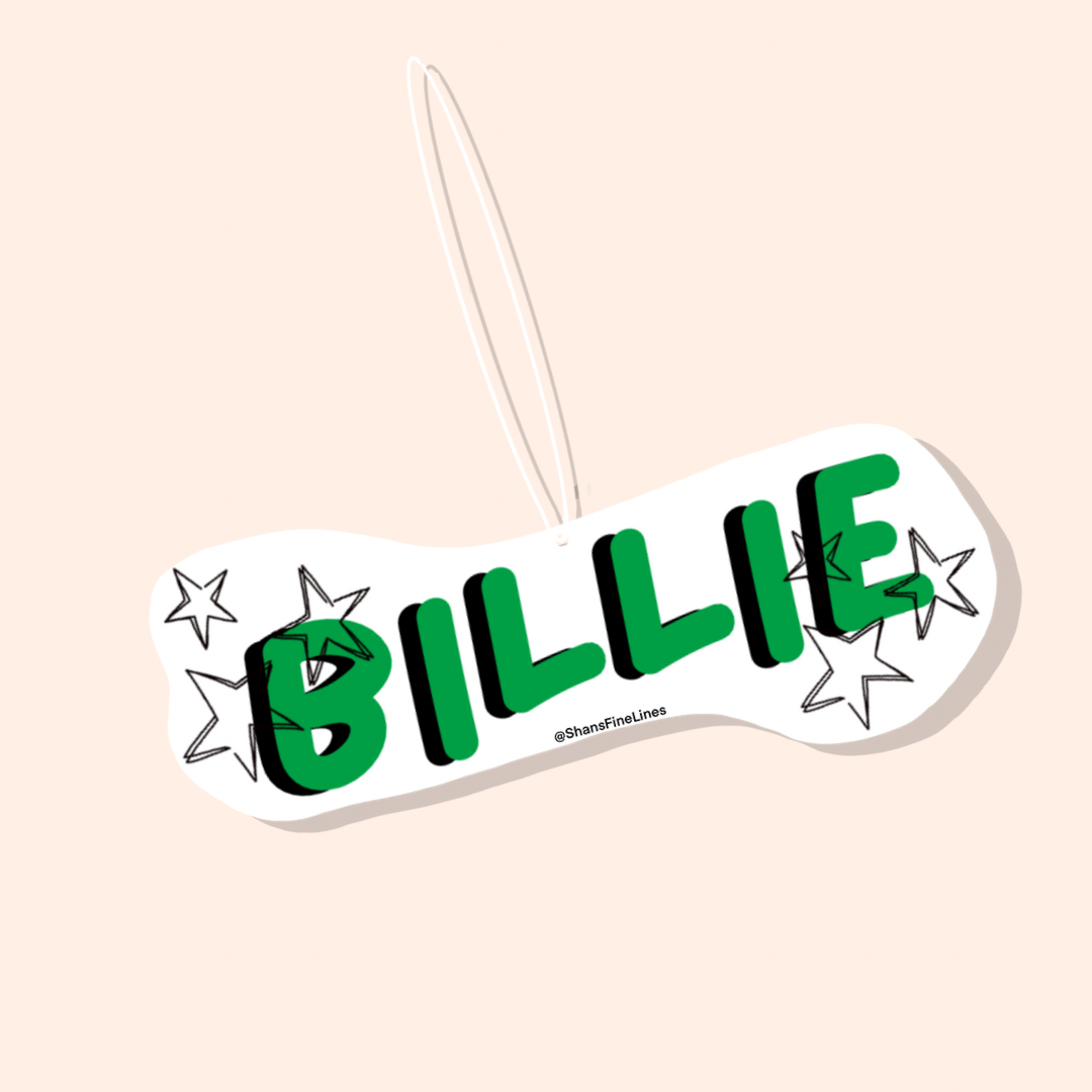 Billie Name Car Freshiee