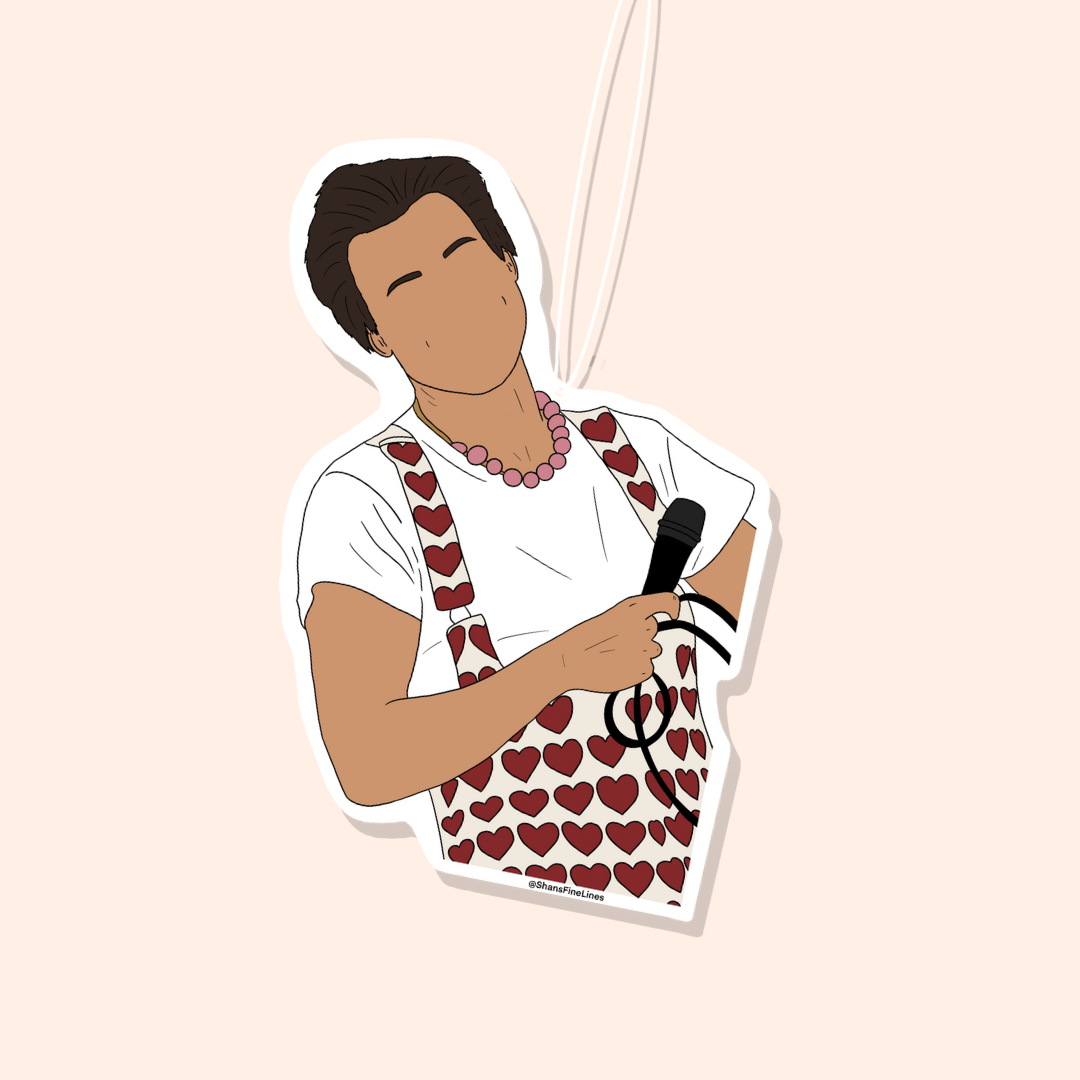 Harry Inspired Illustration Car Freshiee