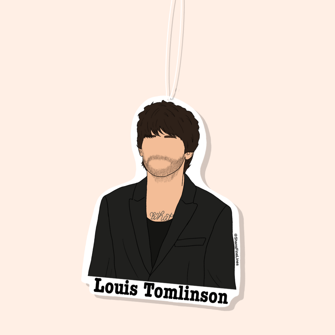 Louis Tomlinson Inspired Illustration Car Freshiee