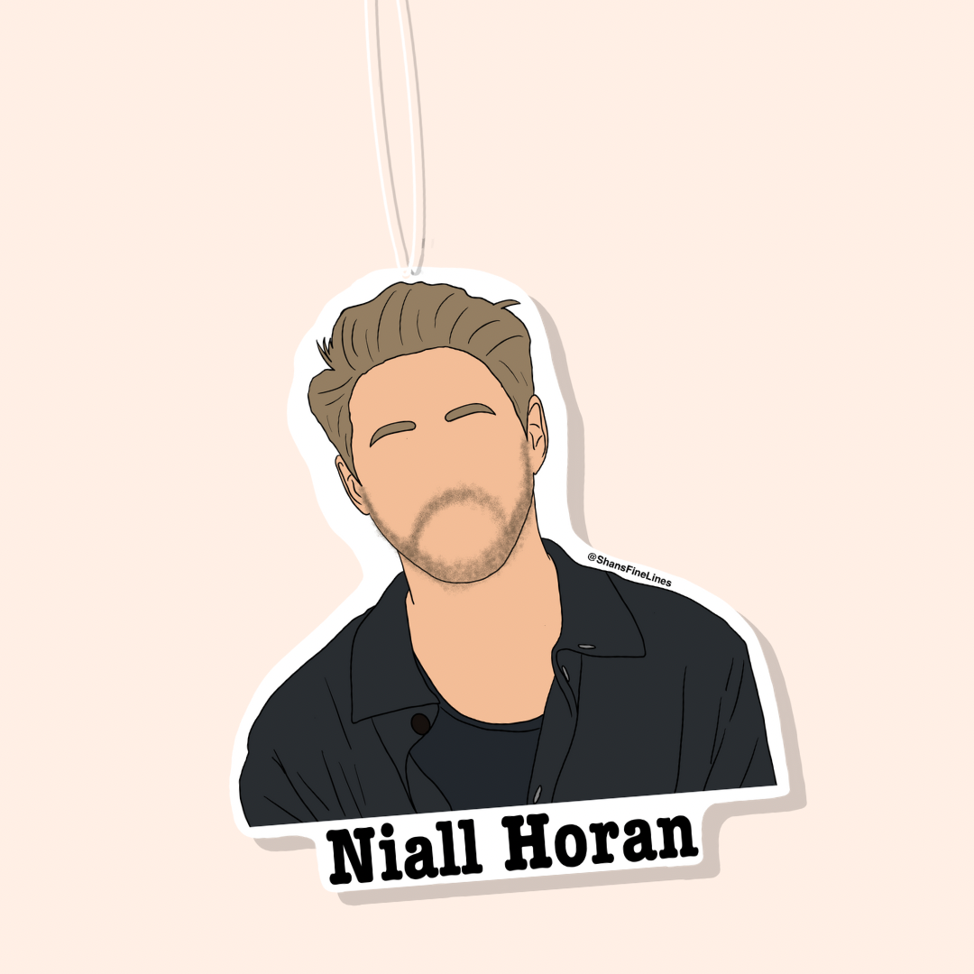 Niall Horan Inspired Illustration Car Freshiee