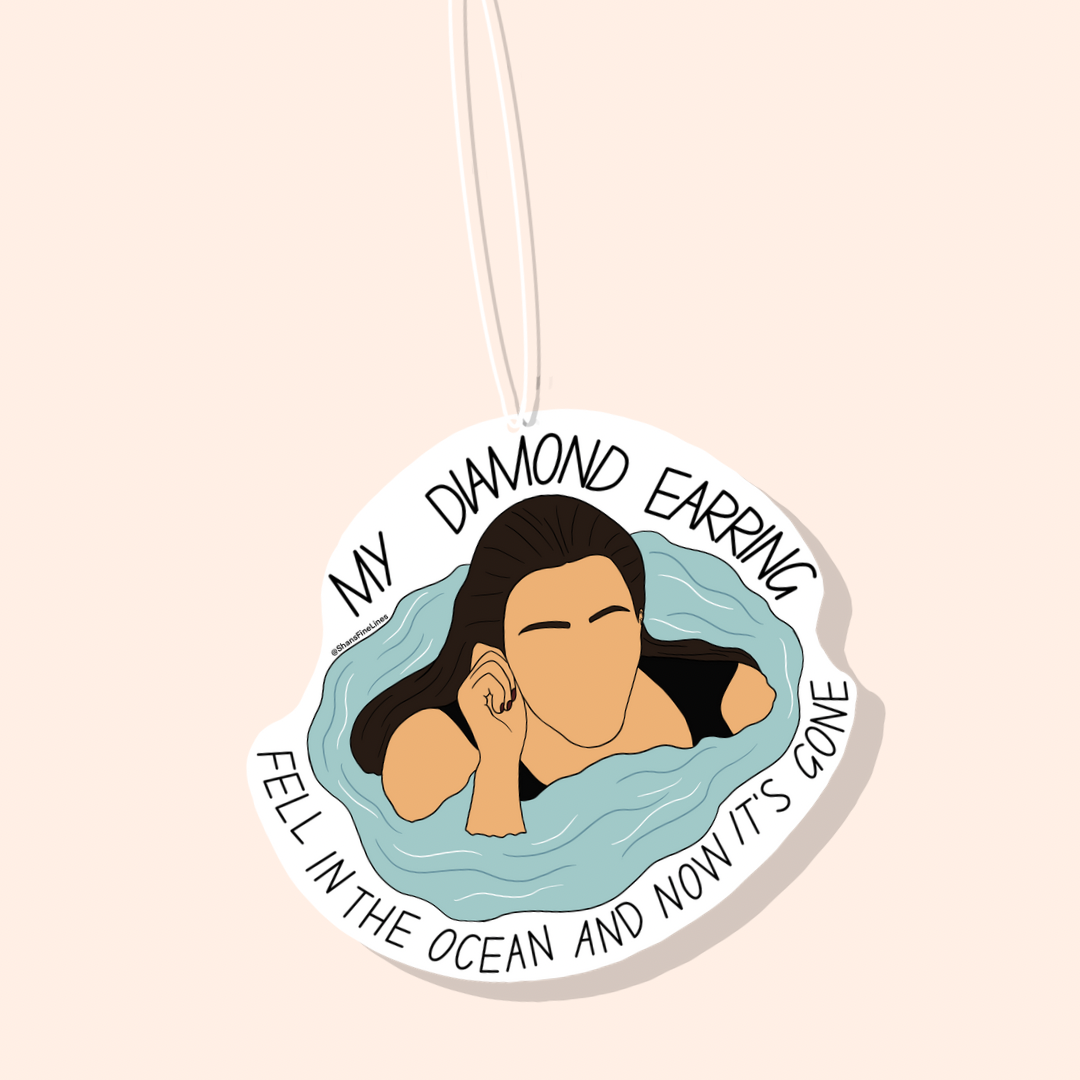 My Diamond Earring Kim Car Freshiee