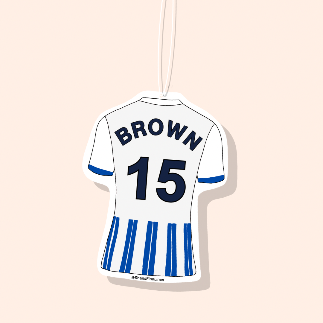 Brighton Home Football Shirt Car Freshiee