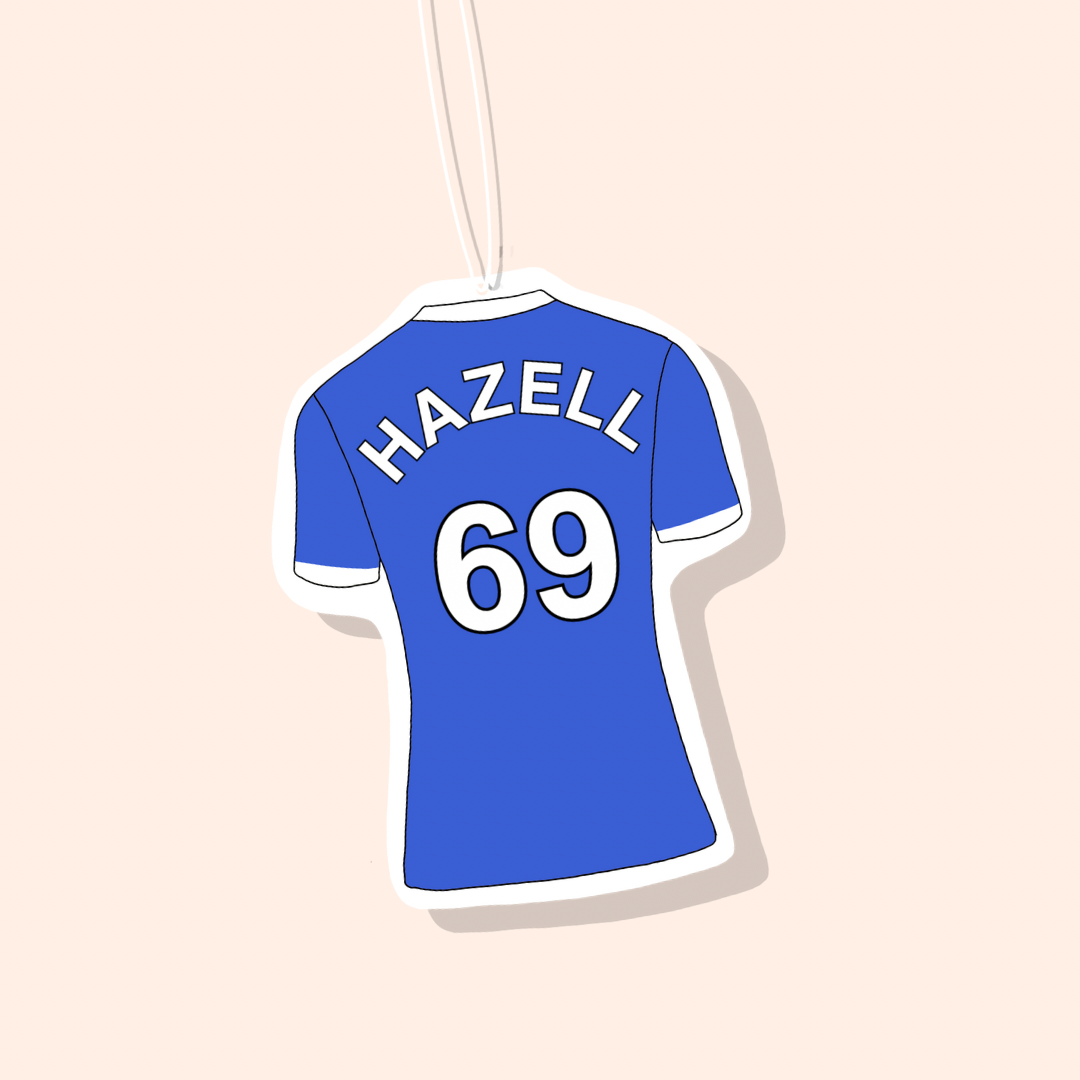 Cardiff City Home Football Shirt Car Freshiee