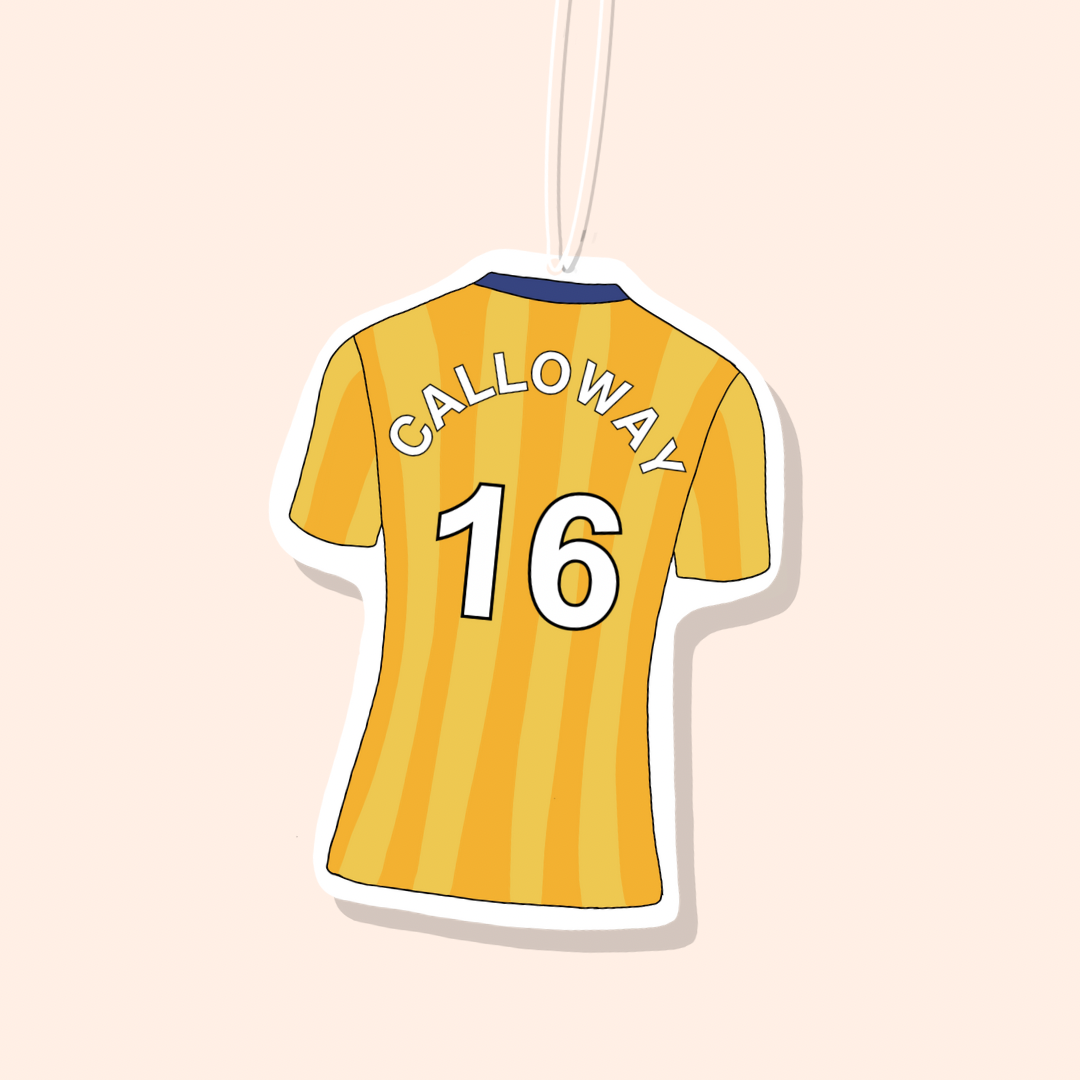 Mansfield Town Home Football Shirt Car Freshiee