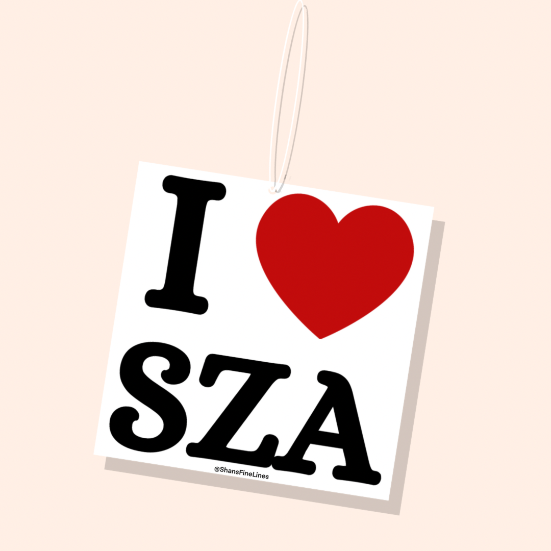 I ❤️ SZA Car Freshiee