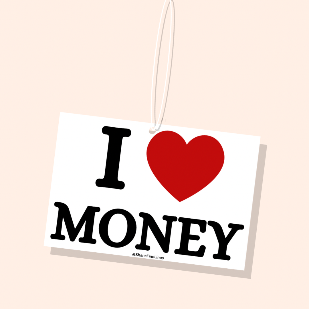 I ❤️ Money Car Freshiee