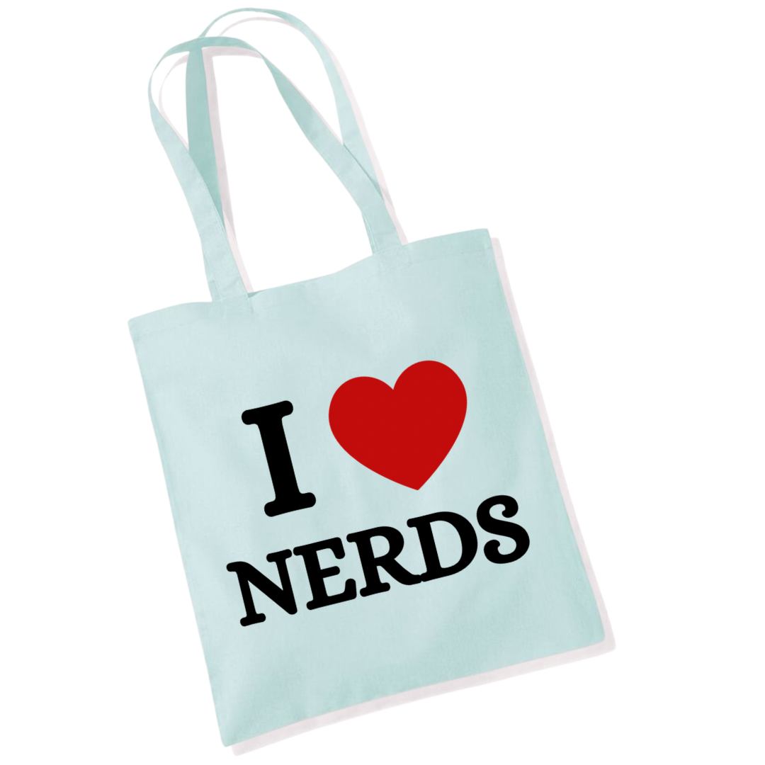 I ❤️ Nerds Tote Bag