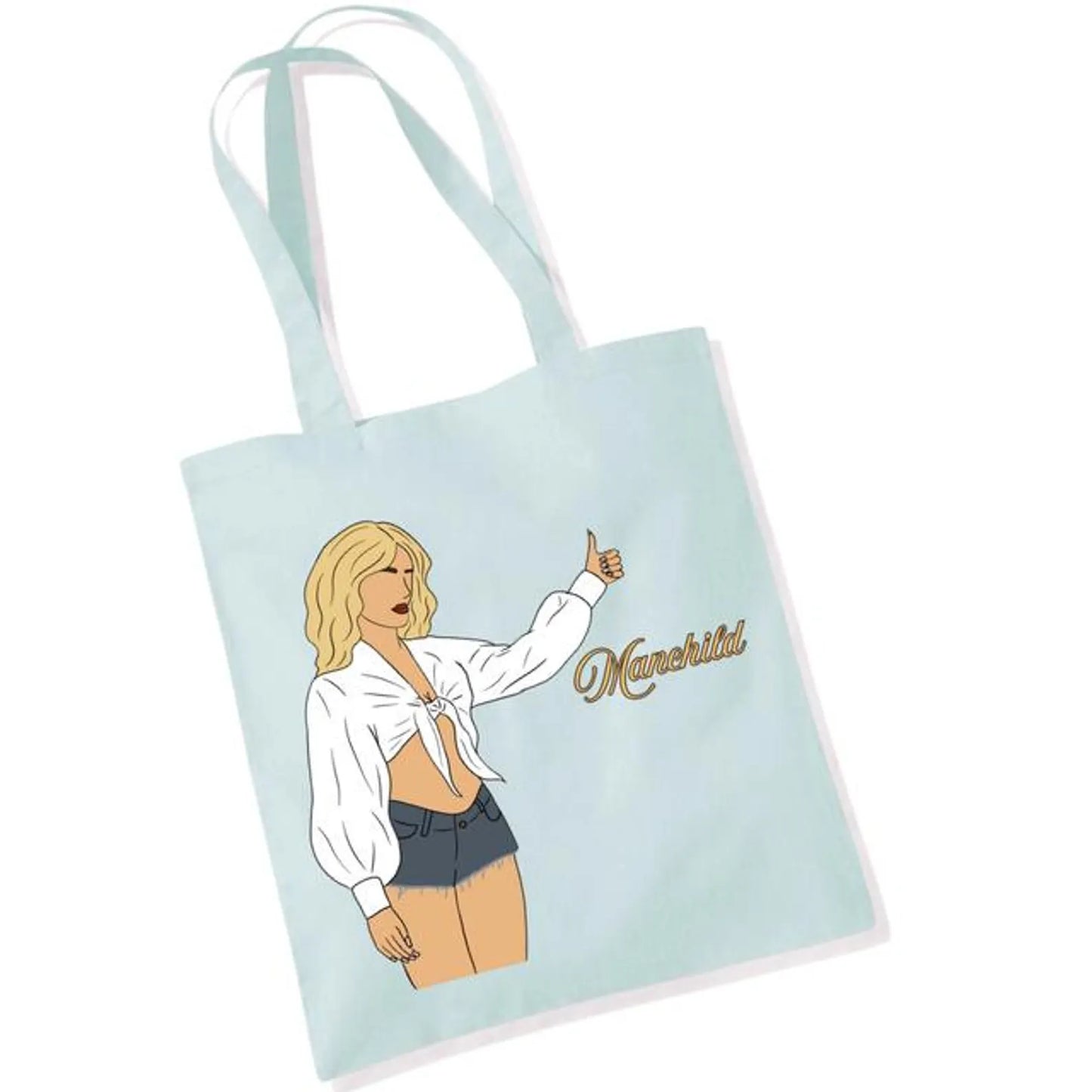 Manchild Tote Bag