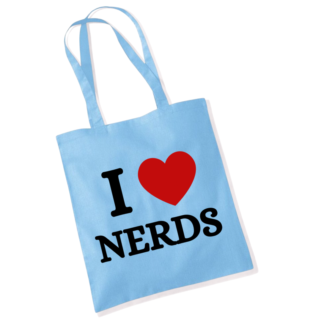 I ❤️ Nerds Tote Bag