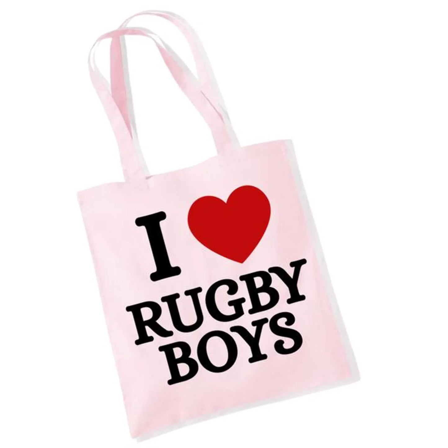 I ❤️ Rugby Boys Tote Bag