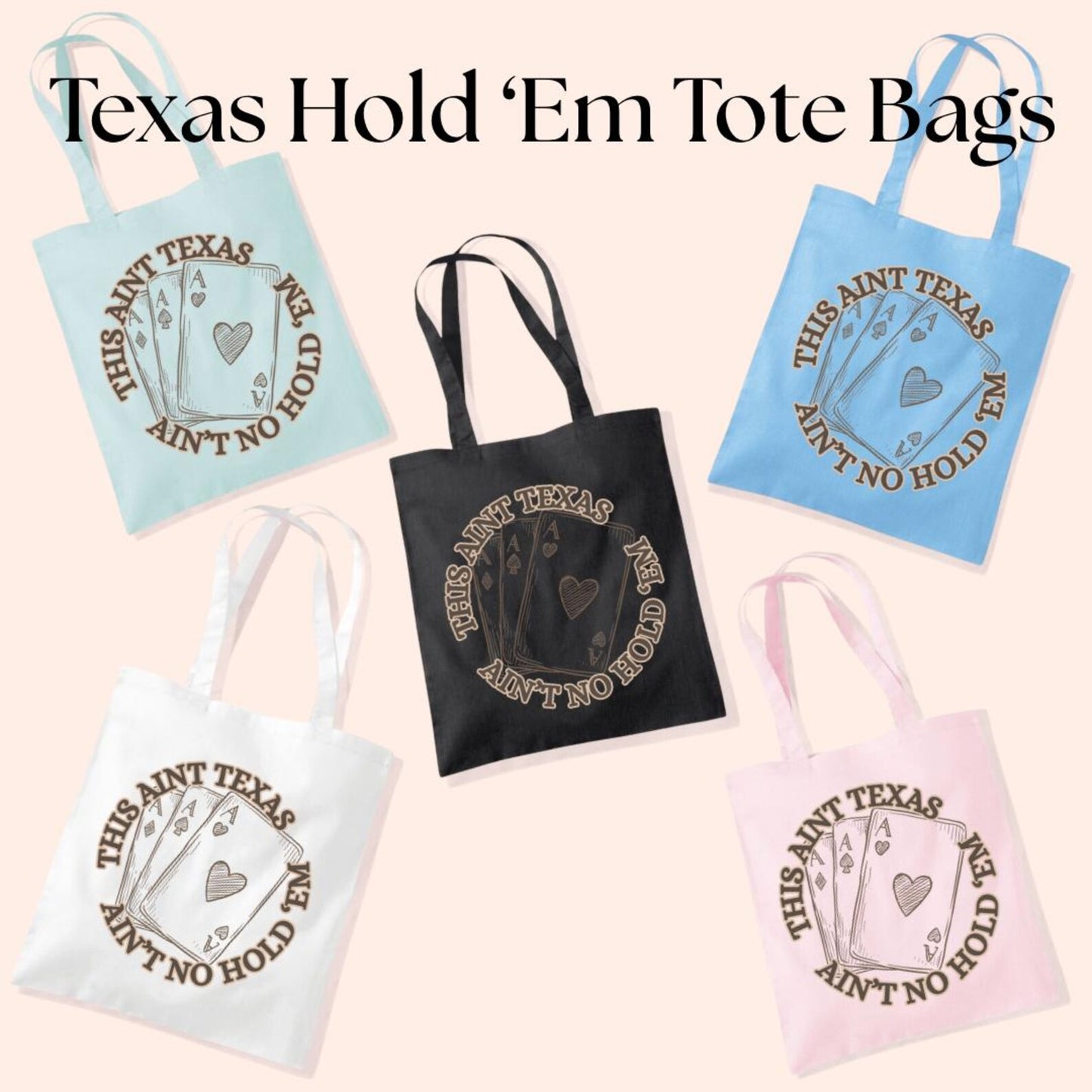 Texas Hold ‘Em Tote Bag