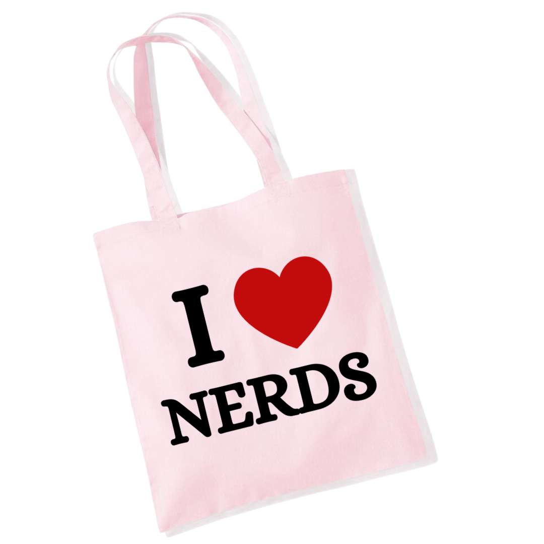 I ❤️ Nerds Tote Bag