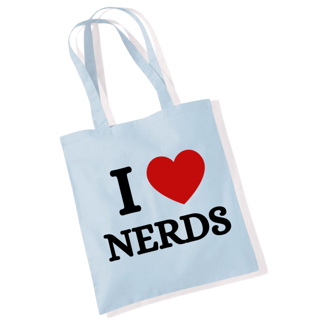 I ❤️ Nerds Tote Bag
