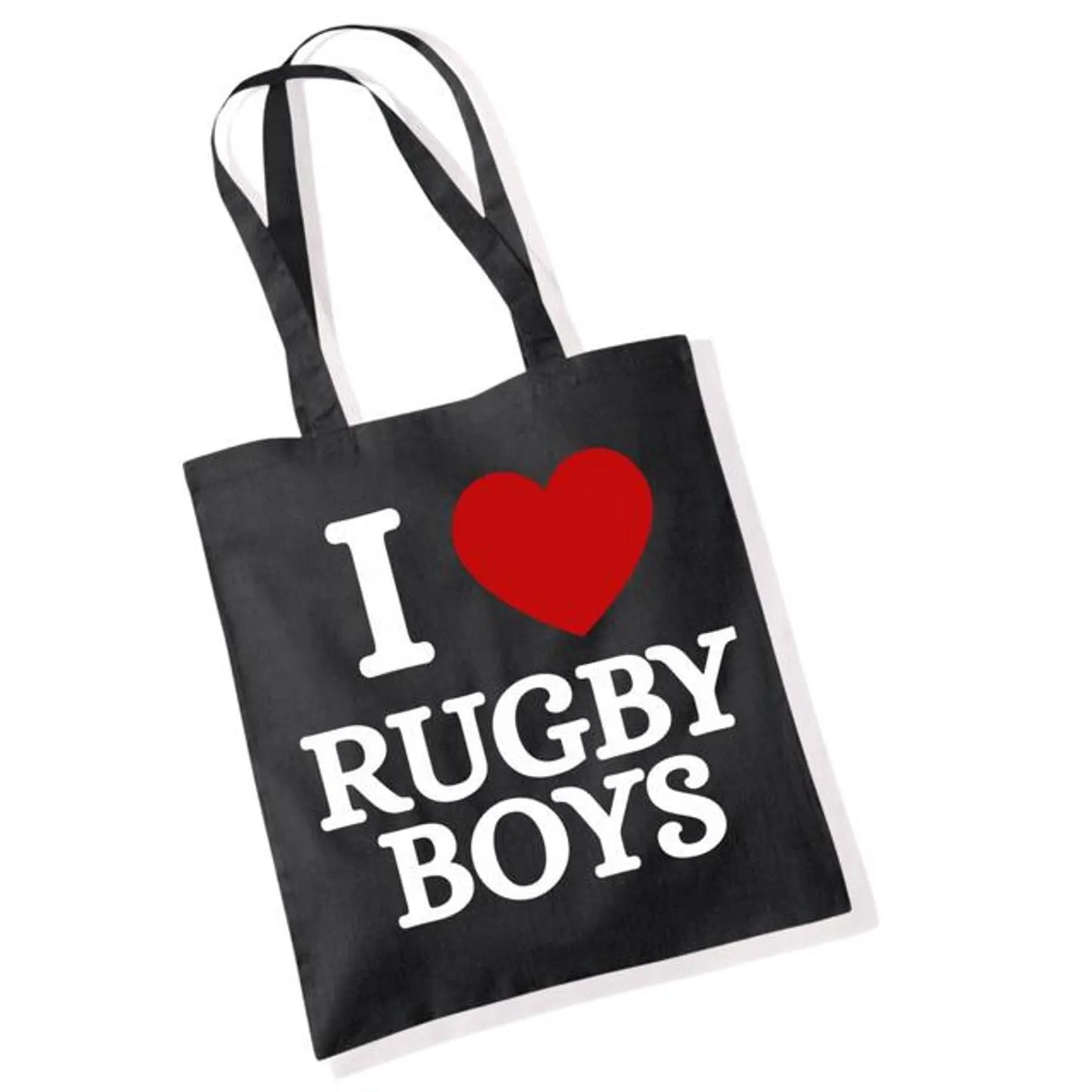 I ❤️ Rugby Boys Tote Bag