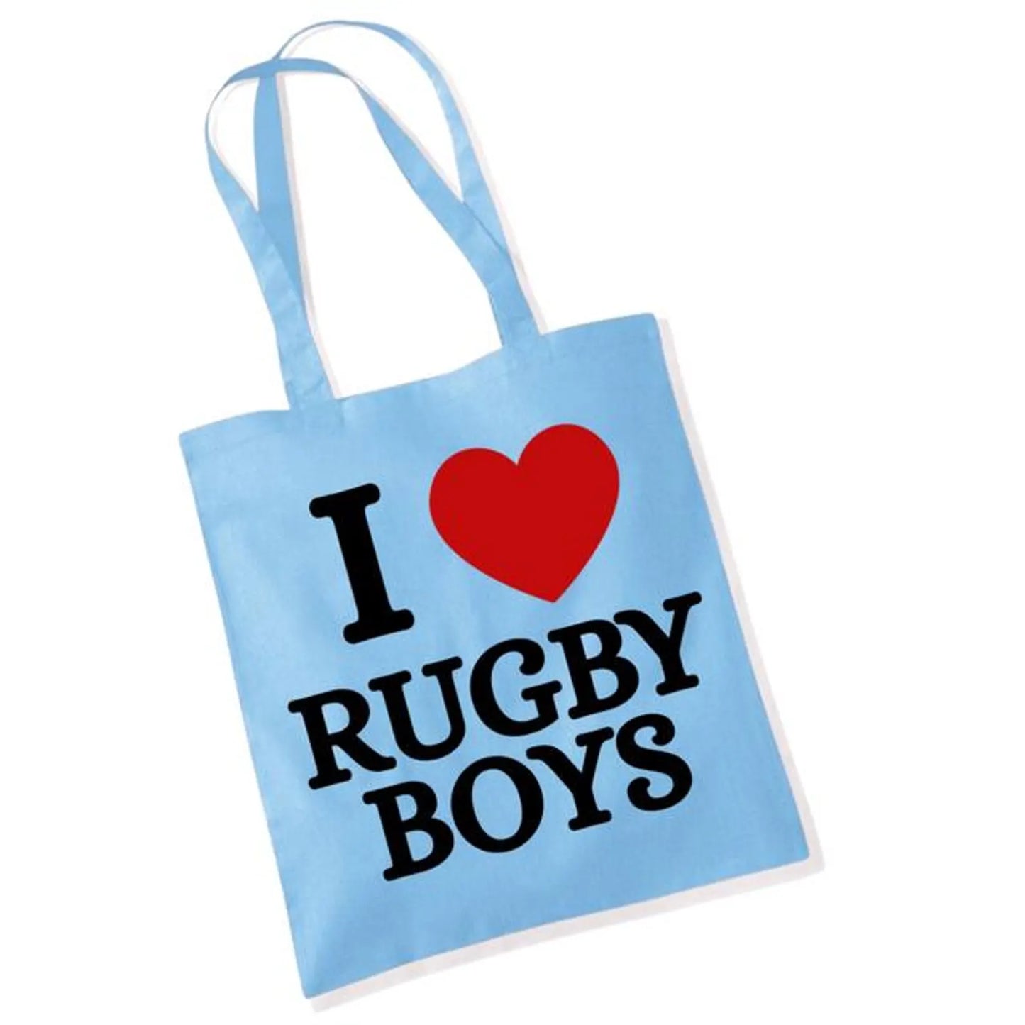 I ❤️ Rugby Boys Tote Bag