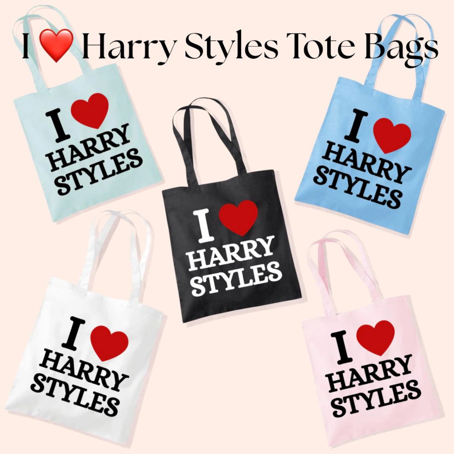 I ❤️ Harry Styles Tote Bag
