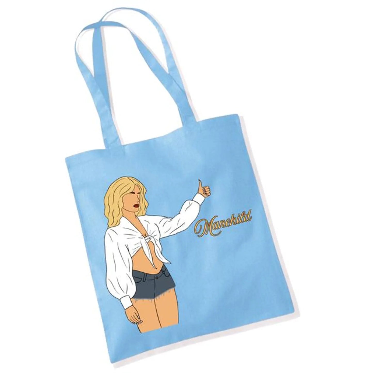 Manchild Tote Bag