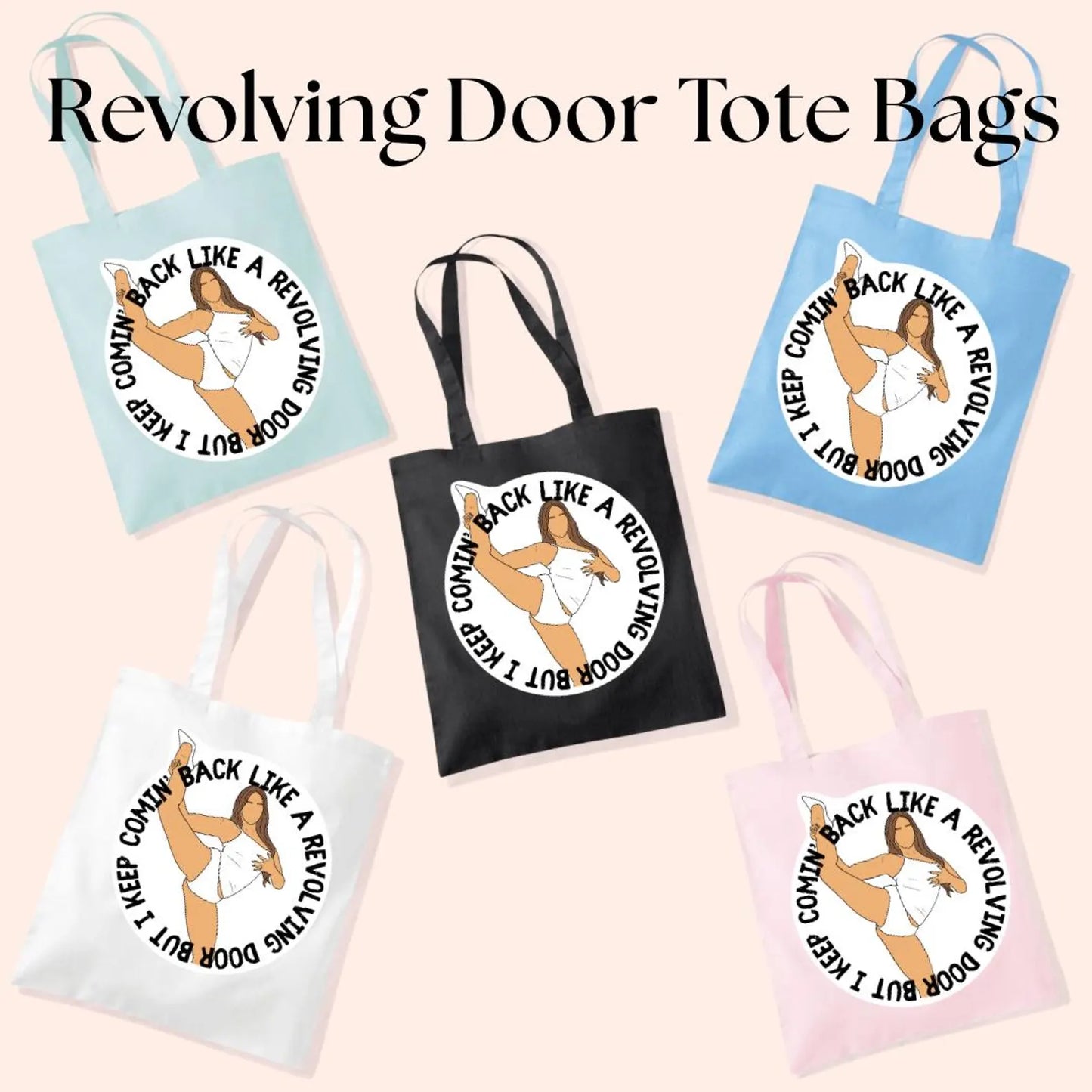 Revolving Door Tote Bag