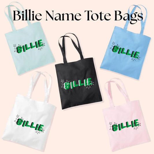Billie Name Tote Bag