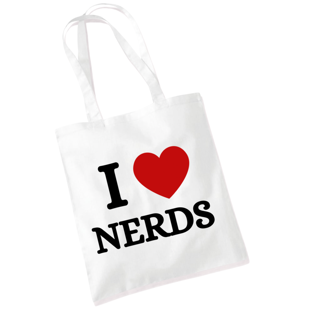 I ❤️ Nerds Tote Bag