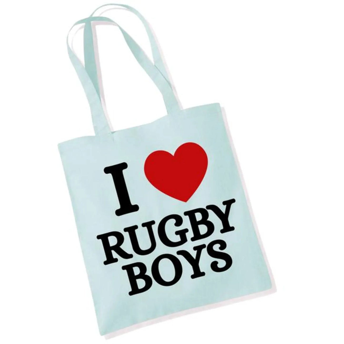 I ❤️ Rugby Boys Tote Bag