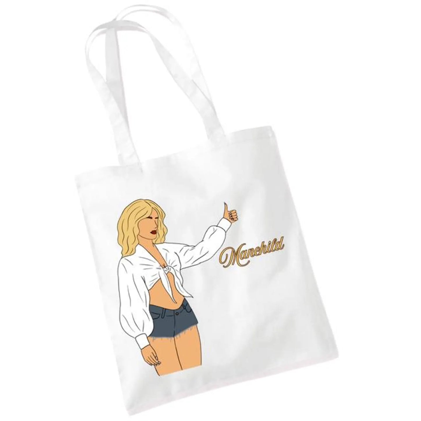 Manchild Tote Bag