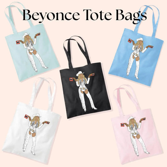 Beyoncé Drawing Tote Bag