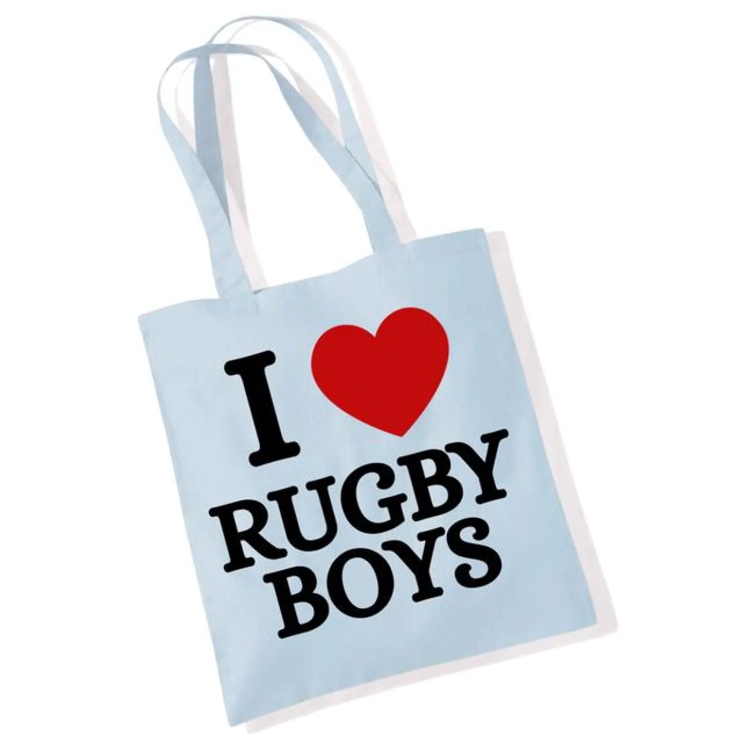I ❤️ Rugby Boys Tote Bag