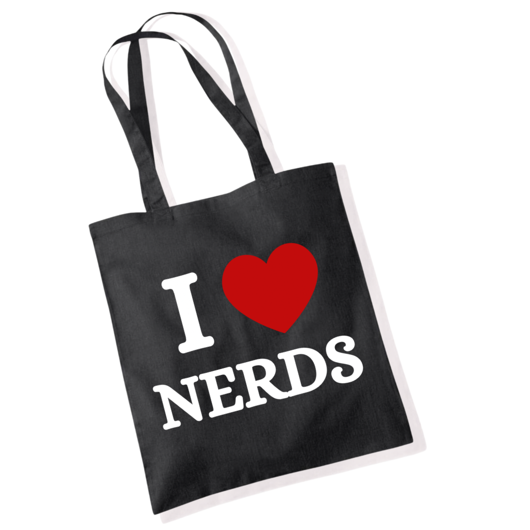 I ❤️ Nerds Tote Bag