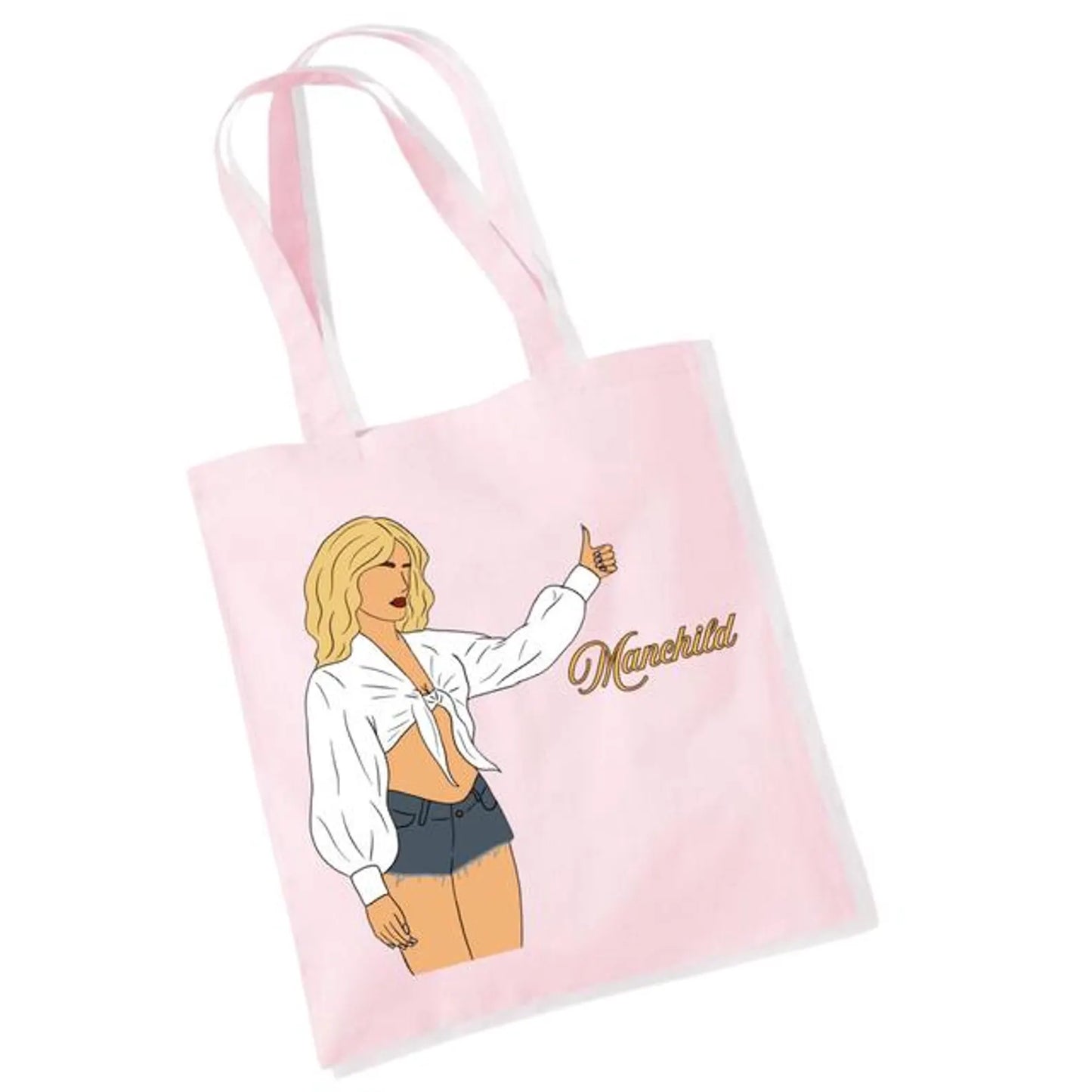 Manchild Tote Bag