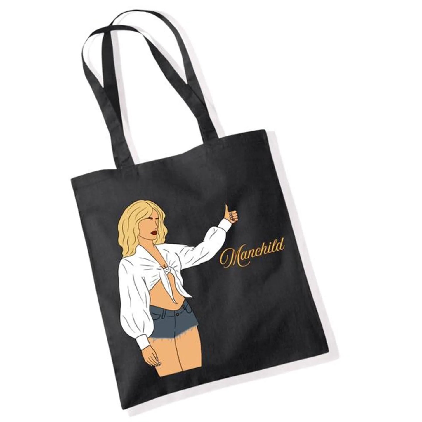 Manchild Tote Bag