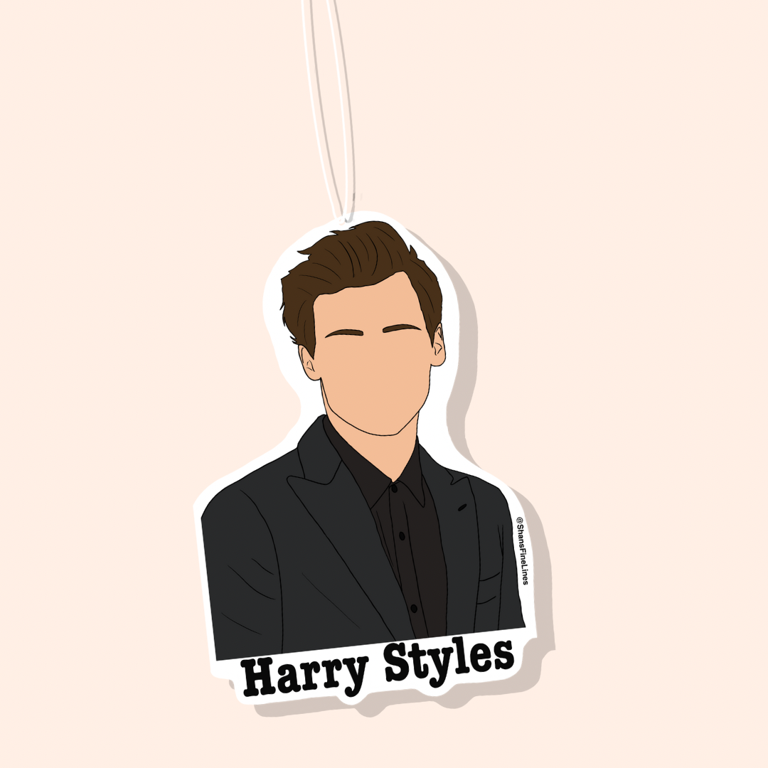 Harry Styles Inspired Illustration Car Freshiee