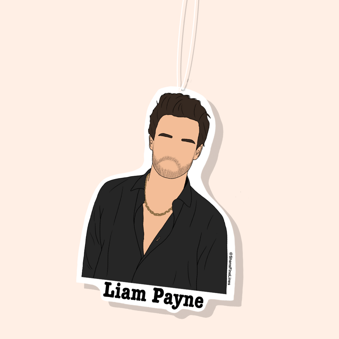 Liam Payne Inspired Illustration Car Freshiee