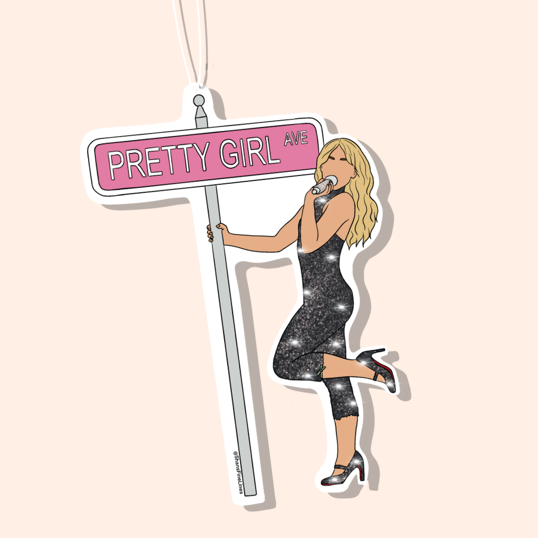 Pretty Girl Ave Car Freshiee