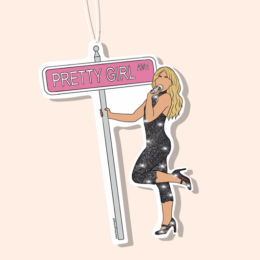 Pretty Girl Ave Car Freshiee