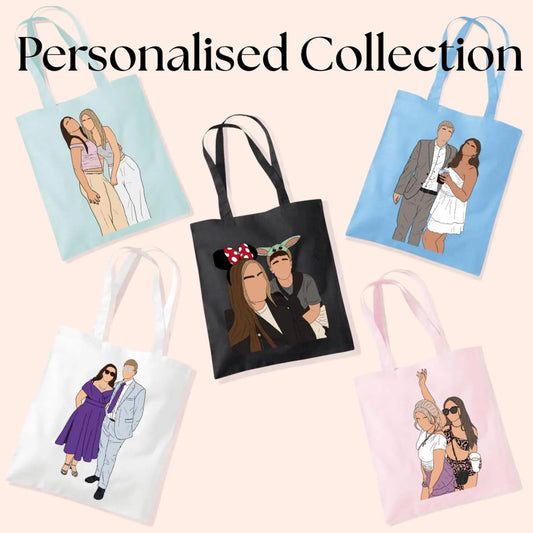 Personalised Illustration Tote Bag