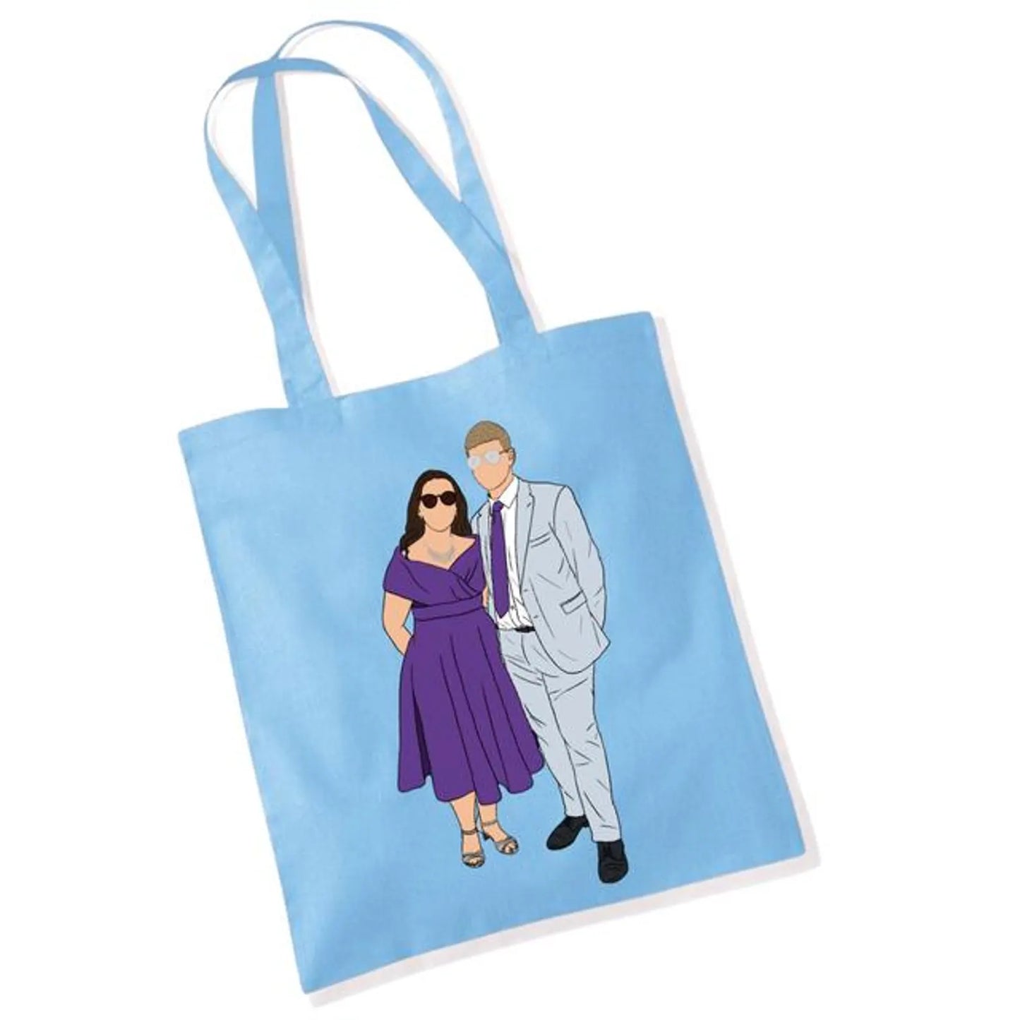 Personalised Illustration Tote Bag