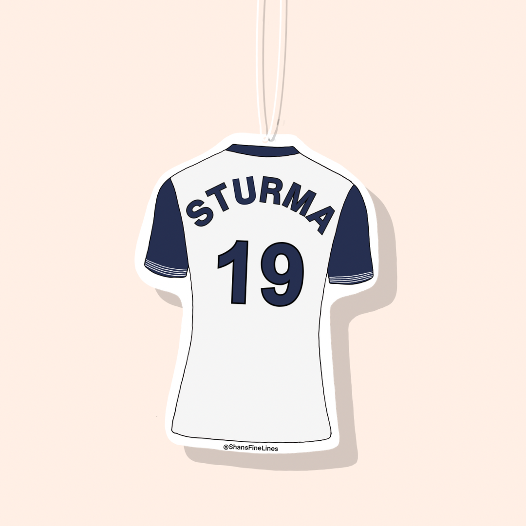 Tottenham Home Football Shirt Car Freshiee