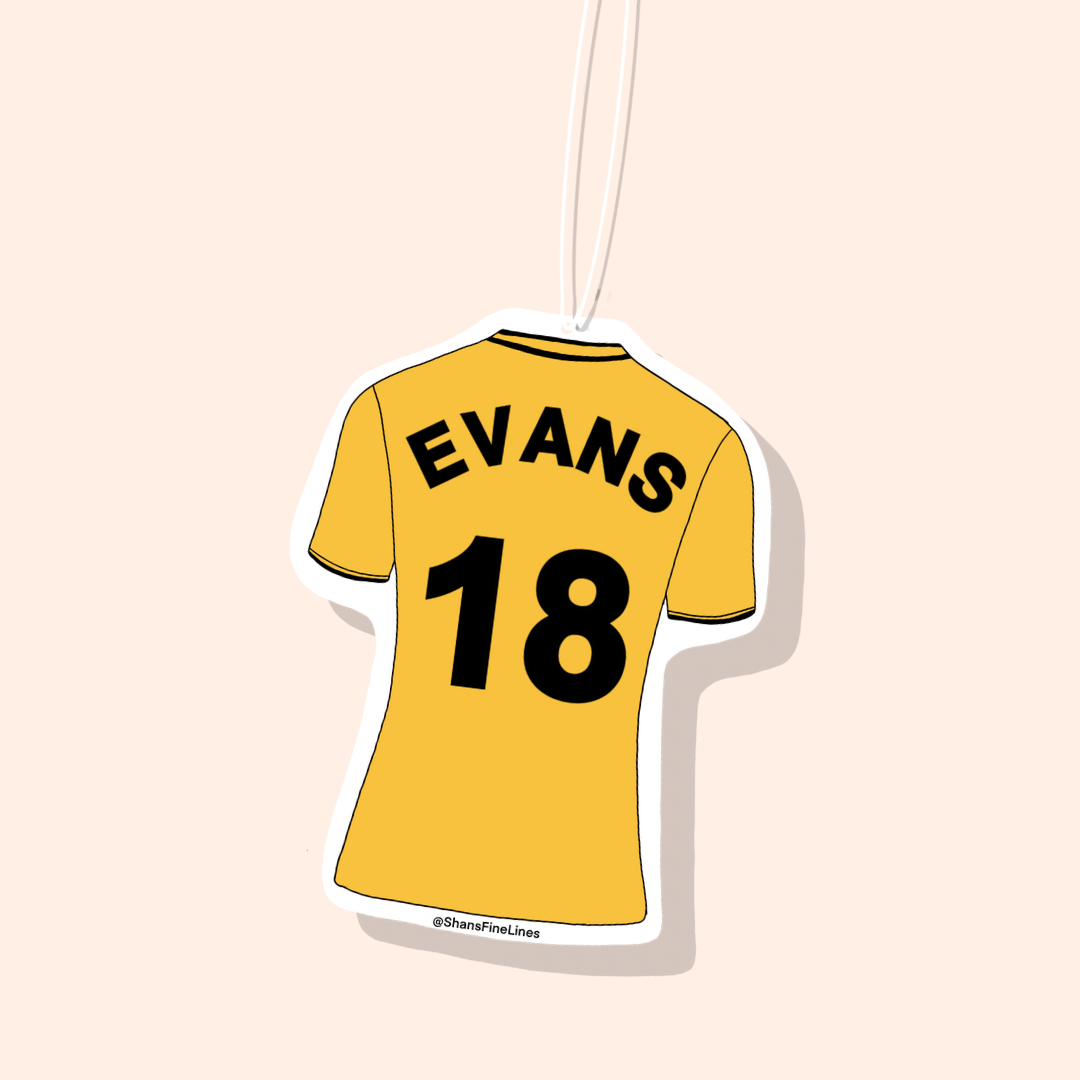 Wolverhampton Home Football Shirt Car Freshiee