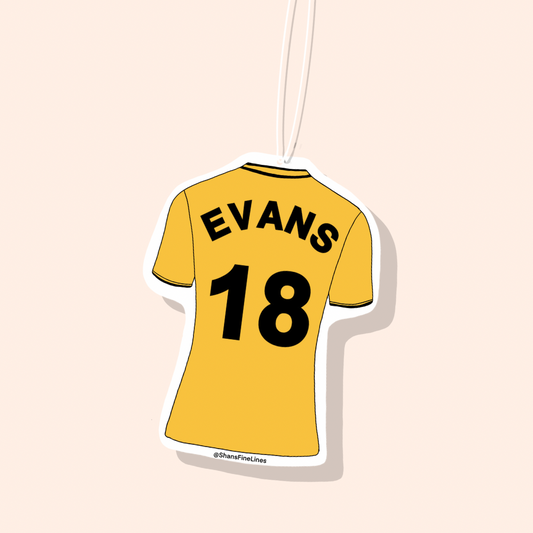 Wolverhampton Home Football Shirt Car Freshiee