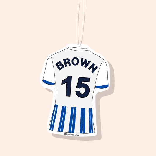 Brighton Home Football Shirt Car Freshiee