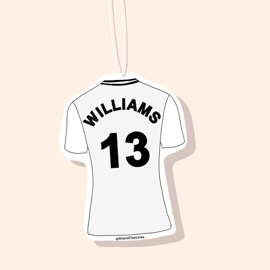 Fulham Home Football Shirt Car Freshiee