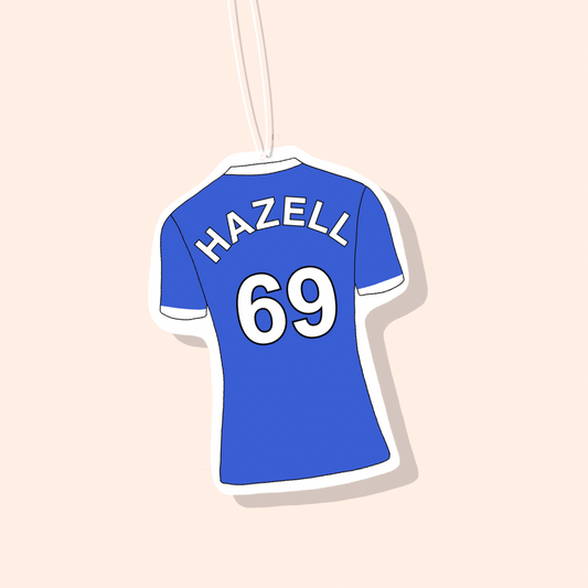 Cardiff City Home Football Shirt Car Freshiee