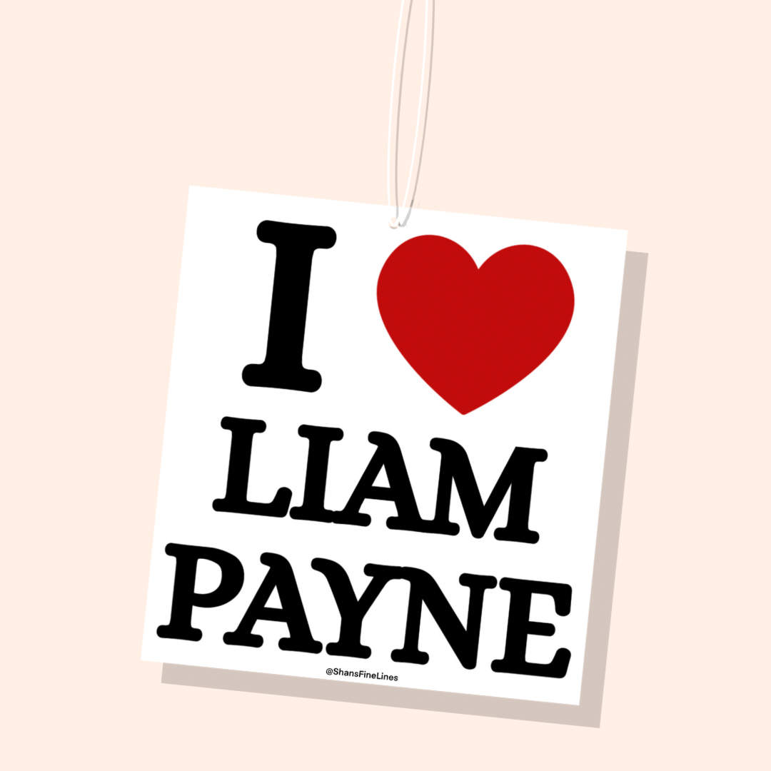 I ❤️ Liam Payne Car Freshiee