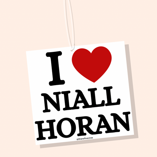 I ❤️ Niall Horan Car Freshiee