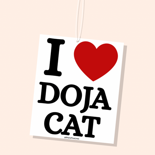 I ❤️ Doja Cat Car Freshiee